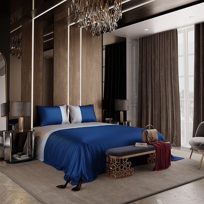 Bedroom Design and Rendering 3d animation blendercycles graphic design interior