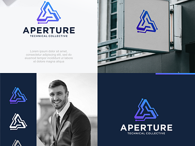 Aperture Technical collective aplikasi branding graphic design logo motion graphics perangkat lunak technology vektor