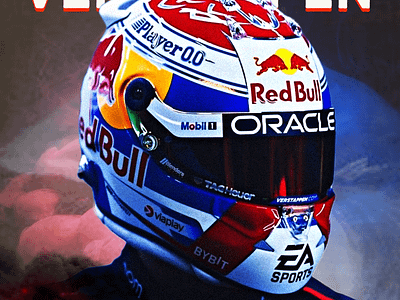 Max Verstappen Poster (Adobe Express) adobe express f1 graphic design poster verstappen