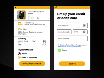Day 2 - Checkout page app branding checkout page design e commerce footwear brand graphic design payment ui ux website