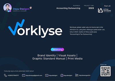 Worklyse Project | Brand Identity | Graphic Standard Manual brand identity canva capcut graphic design icon design photography social media design