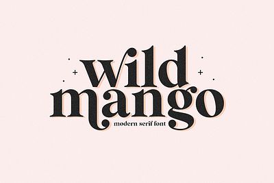 Wild Mango | Modern Serif Font Free Download bohemian font boho font branding font chic font editorial font fonts handwritten serif font logos magazine modern font serif font swashes