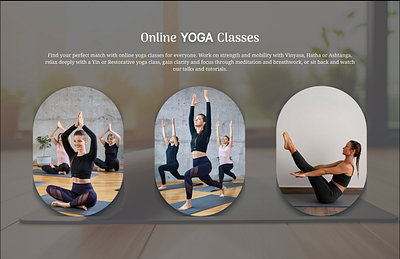 UIUX Design - Yoga Landing Page design home page landingpage ui yoga