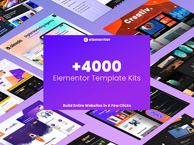 +4000 Elementor Website Template Kits elementor homepage landing page ui user experience user interface ux web webdesign website wordpress wordpress theme