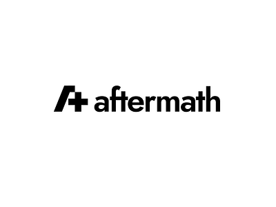 Aftermath after funny graphic design have fun logo logogram math minimalist modern monogram pictogram pun sci fi