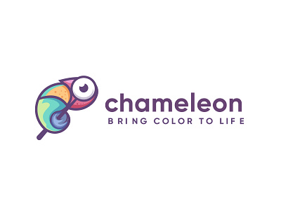Chameleon 3d animation branding creative design design graphic design illustration illustrator logo motion graphics vector
