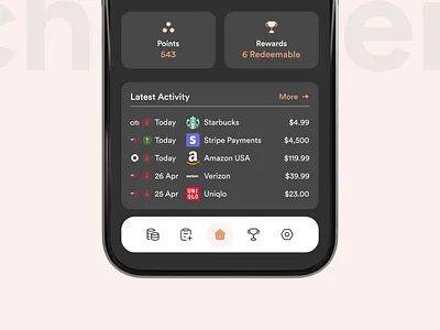 EchoSpend - Change to light-mode animation app mobile app ui ux