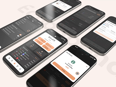 EchoSpend - Animation of various flows animation app mobile app motion graphics ui ux