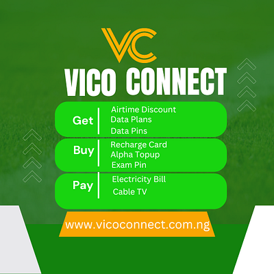 Logo For Vico Connect(vicoconnect.com.ng) branding graphic design logo