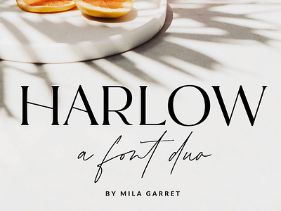 Harlow Serif Script Modern Font Duo Free Download branding branding font calligraphy font display font font pairing handwriting font handwritten font luxury minimal minimalist font modern font modern font duo modern fonts for logos script font serif font serif typeface website font wedding font wedding font duo