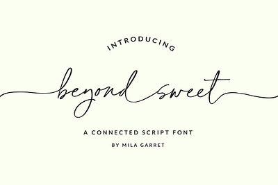 BeyondSweet Handwritten Wedding Font Free Download calligraphy font casual font chic font connecting font cursive font elegant handwriting font handwritten logo font modern font pretty fonts script font with tails signature font tattoo font wedding calligraphy wedding font