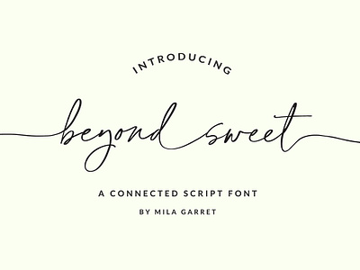 BeyondSweet Handwritten Wedding Font Free Download calligraphy font casual font chic font connecting font cursive font elegant handwriting font handwritten logo font modern font pretty fonts script font with tails signature font tattoo font wedding calligraphy wedding font