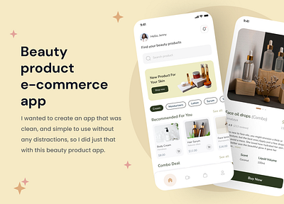 BEAUTY PRODUCT APP beauty product app beauty ui e commerce app mobile app skin care product