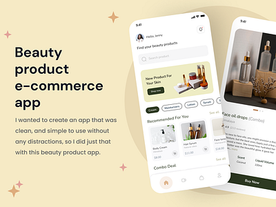 BEAUTY PRODUCT APP beauty product app beauty ui e commerce app mobile app skin care product