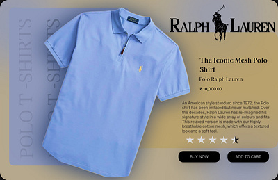 Ralph lauren website clone brand design clone figma graphic design ui ux websiteclone