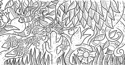 Nature Doodleart doodle art hand drawn illustration nature