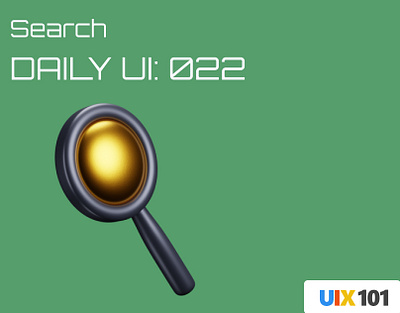 Daily UI: #022 | Search | #UIX101 022 dailyui design figma mobile app search ui design uix101 user experience user interface