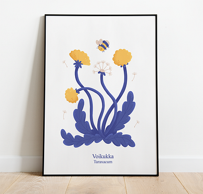 Dandelion Illustration / Poster graphic design illustration poster