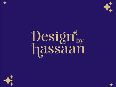 Design by Hassaan | Elegant Personal Identity Design brand designer branding corporate branding design studio elegant elegant logo logo logo designer luxury luxury brand luxury logo personal brand personal branding personal corporate branding personal identity serif solo design studio sparkle
