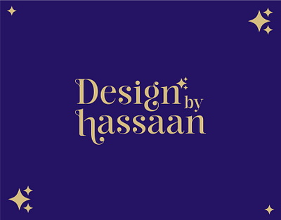 Design by Hassaan | Elegant Personal Identity Design brand designer branding corporate branding design studio elegant elegant logo logo logo designer luxury luxury brand luxury logo personal brand personal branding personal corporate branding personal identity serif solo design studio sparkle