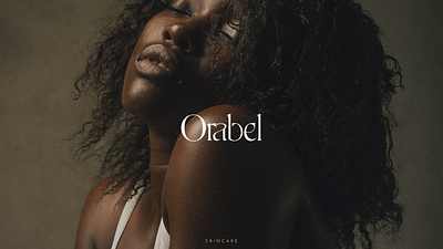Orabel - skincare brand branding graphic design logo ui