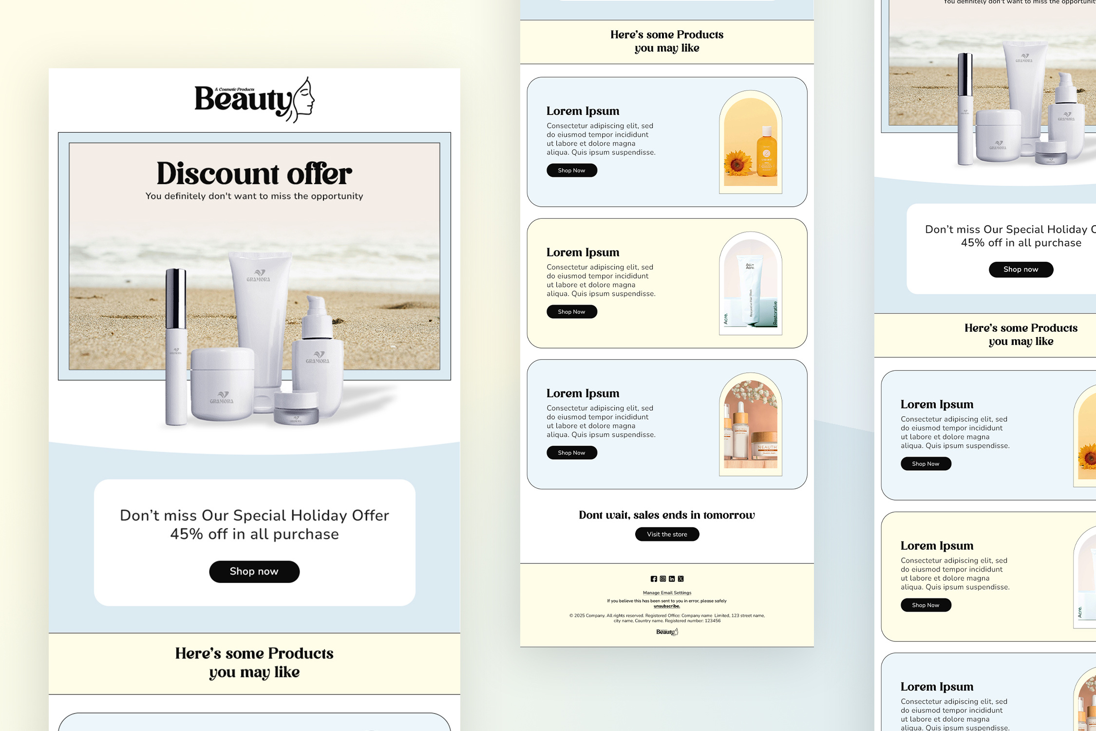 Example of E Newsletter Design 