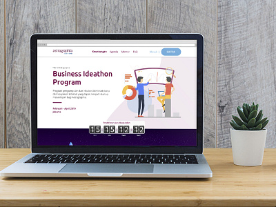 Business Ideathon Website - Astragraphia branding design design concept ui user experience user interface ux website