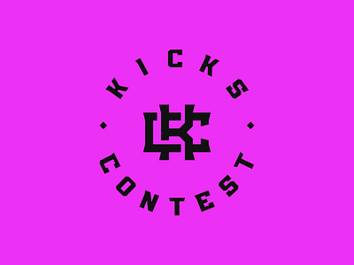 Kicks Contest branding design graphic design icon identity logo typography vector