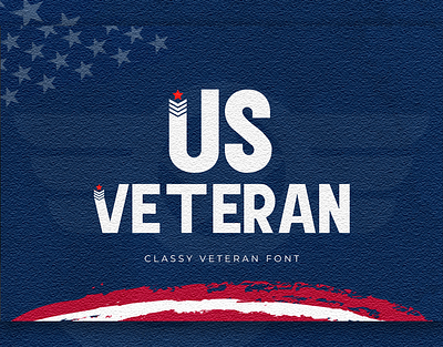 US Veteran - Decorative Sans Serif Font branding design font handwritten illustration italic logotype script typeface ui