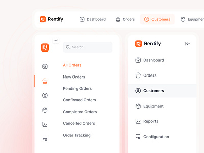 Rental Management Dashboard Navigation dashboard ux ui event management interface party rental dashboard rental admin rental dashboard rental ux ui ux ui vacation rental webapp ux ui