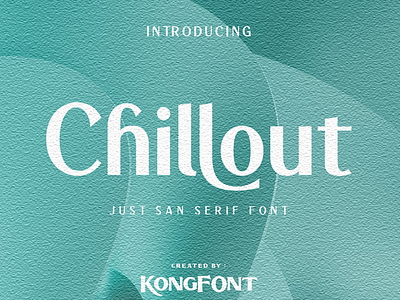 Chillout - Sans Serif Font branding design font handwritten illustration italic logotype script typeface ui