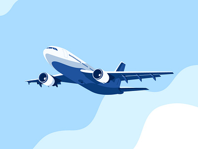 Airplane Vector Illustration airplane graphic design illustration plane vector