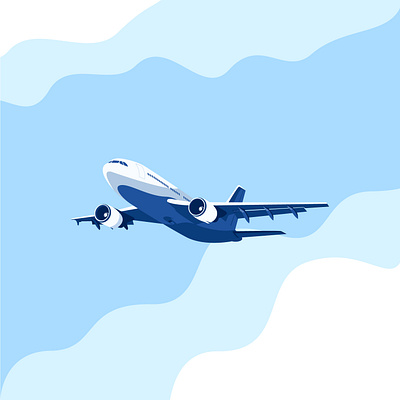 Airplane Vector Illustration airplane graphic design illustration plane vector
