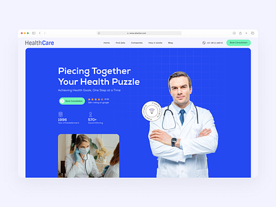 Medical - HealthCare appointment booking care dental design health hospital landing page medical website