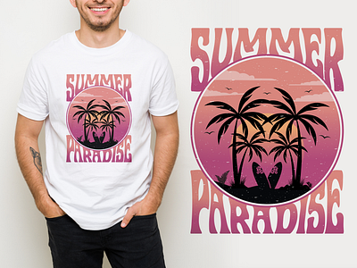 OUTDOOR SUMMER PARADISE RETRO T-SHIRT DESIGN beachvibes classicstyle clothing customtees graphictshirts illustration oldschoolcool outdooradventures outdoorapparel outdoorlifestyle outdoorsummerparadise retrodesigns retrofashion retrotees retrotshirt summerparadise summerstyle vintagetees vintagethreads vintagevibes