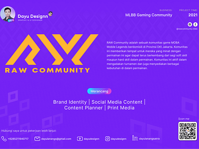 RAW Community Project | Branding | Print & Social Media Design capcut photography