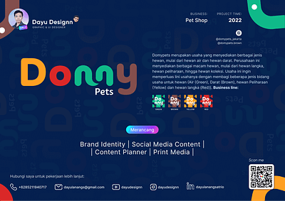 Domypets Project | Branding | Print & Social Media Design brand identity branding canva capcut graphic design icon design illustration logo design photography