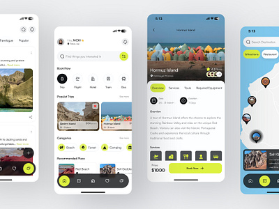 Travel Mobile Application - TripUp app app ui application design mobile product design travel trip ui ui design ux