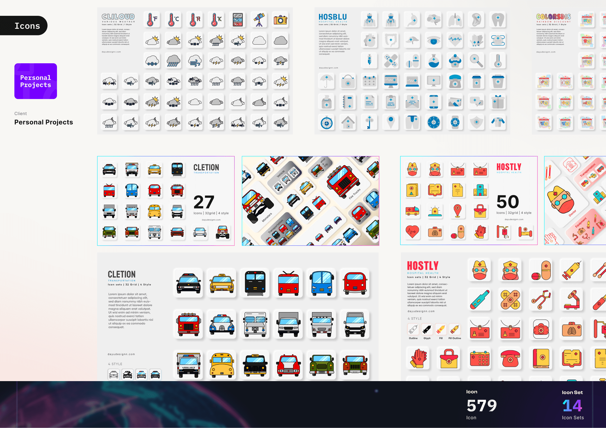 Icons Project | Client & Personal Projects | Microstok capcut photography