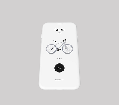 Minimalistic Cycle App app app design ecommerce ui uiux ux uxui