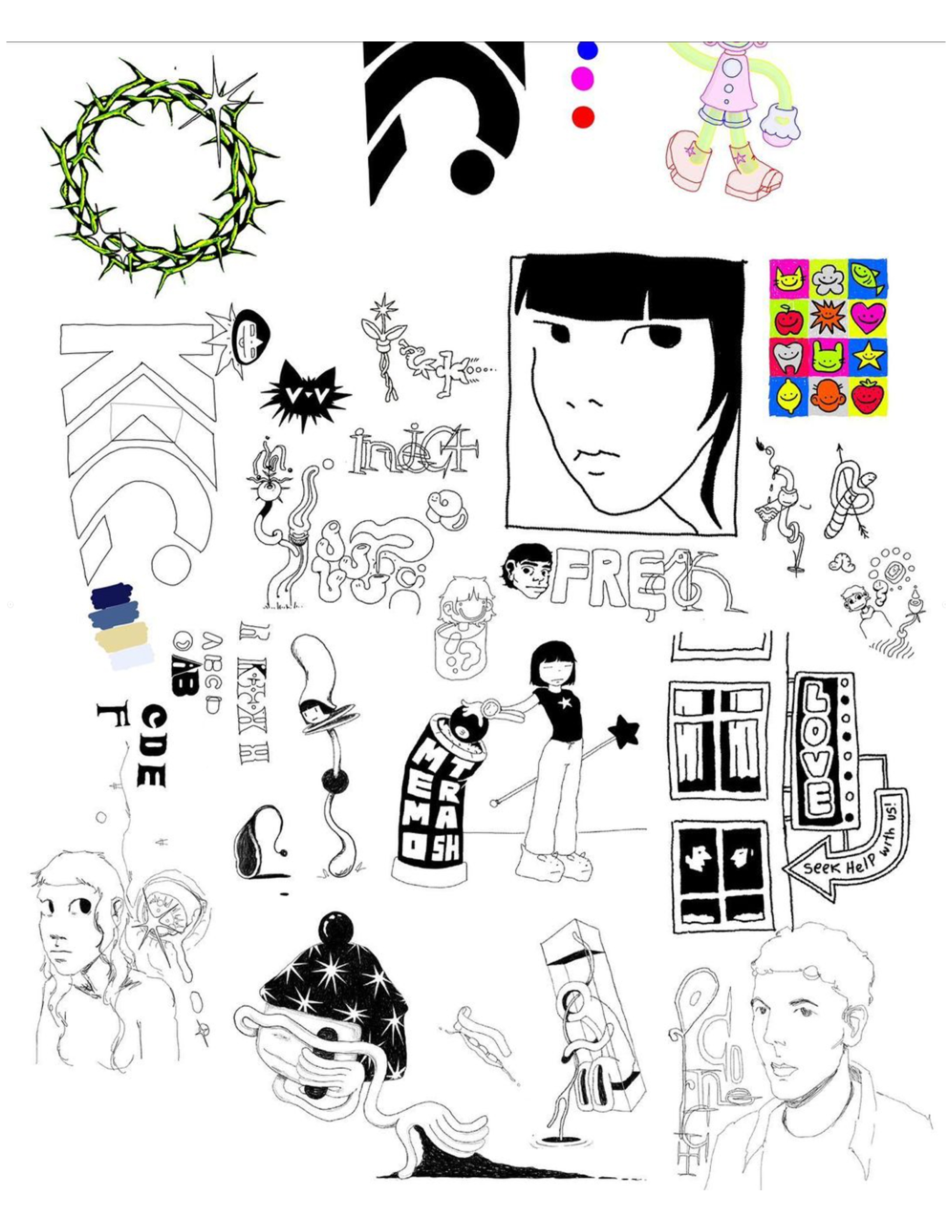 aio #1 drawing flow illustration procreate sketch