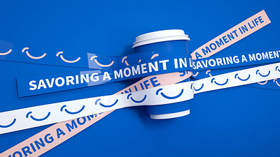 Coffee branding! banner blue branding coffee creative design mockup post white