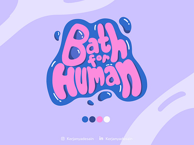Logo Bath for Human brand identity branding design graphic design illustration kerjanyadesain logo logo concept typography