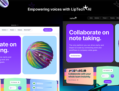 LipTech AI accessibility app branding design graphic design illustration logo product design typography ui uiux ux vector