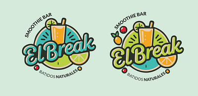 El Break branding illustration logo