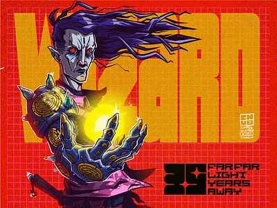 Space Wizard 2d 2d animation animation art character digital digitalart illustration illustration art