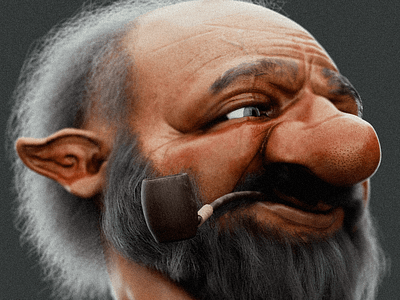 #184 Hobbit in Blender 3D / Sculpting character blender cartoon character face fantasy gameready hobbit modeling realistic tolkien