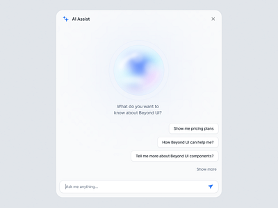 AI Assistant UI ai ai assist ai assistant ai design ai ui design artificial intelligence beyond ui figma