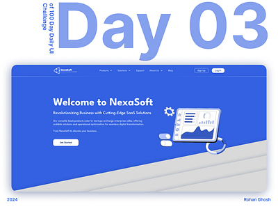 Daily UI - 003 app challenge dailyui design figma saas ui ux website