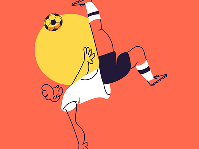 soccer branding design football graphic design icon illustration line minimal minimalist retro simple soccer stroke ui